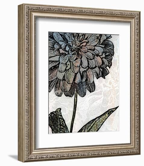 Ink Zinnia I-Christine Zalewski-Framed Premium Giclee Print