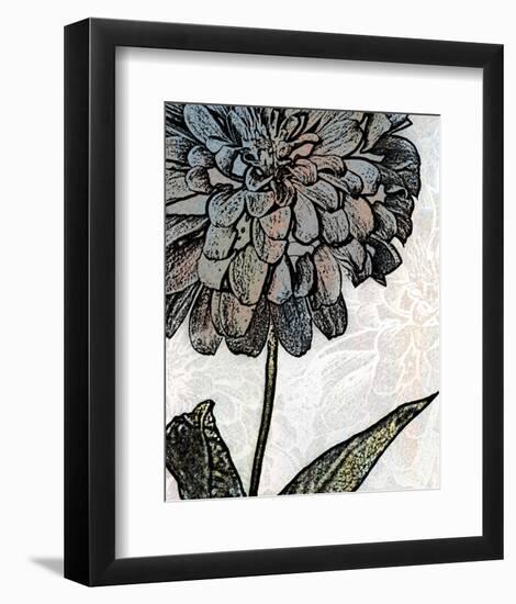 Ink Zinnia I-Christine Zalewski-Framed Art Print