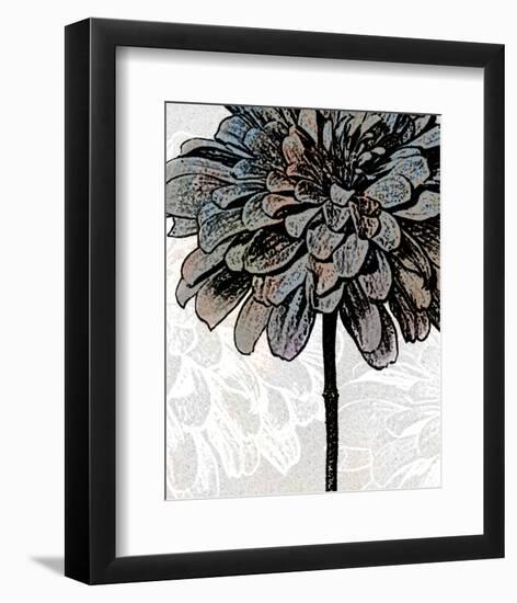 Ink Zinnia II-Christine Zalewski-Framed Art Print