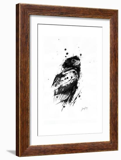 Inked Eagle-James Grey-Framed Art Print