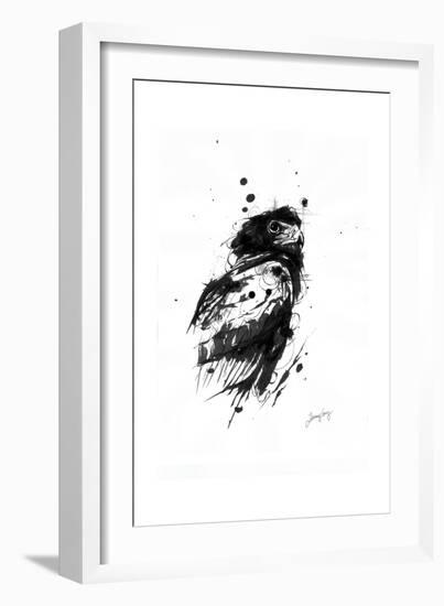 Inked Eagle-James Grey-Framed Art Print