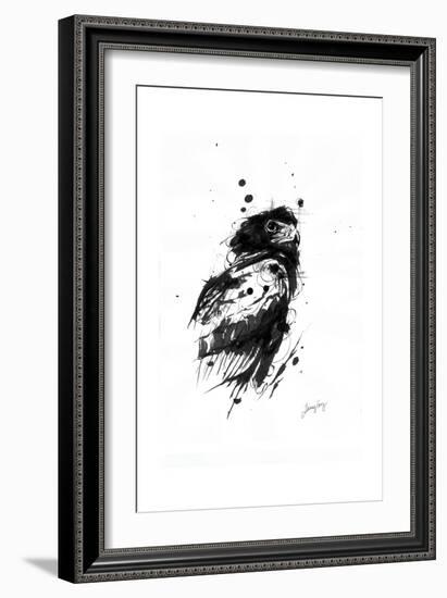 Inked Eagle-James Grey-Framed Art Print