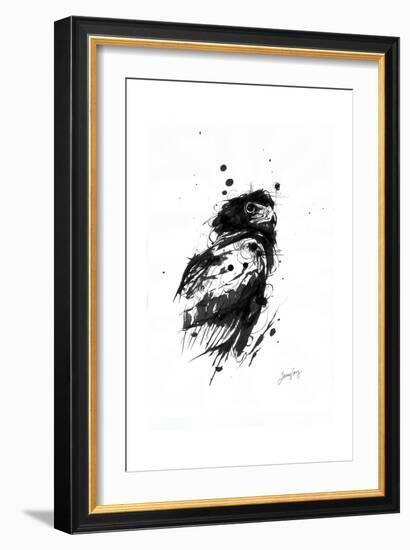 Inked Eagle-James Grey-Framed Art Print