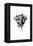 Inked Elephant-James Grey-Framed Premier Image Canvas