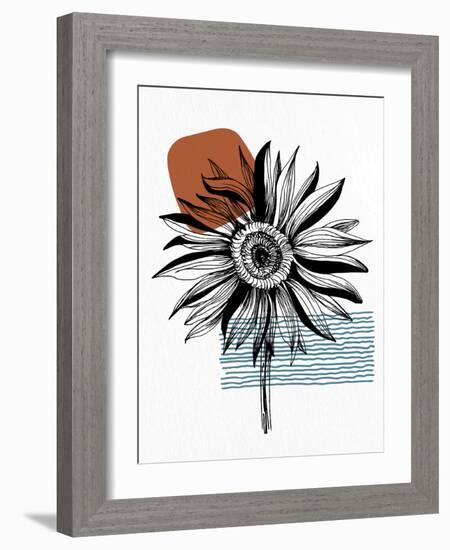 Inked Floral 2-Kim Allen-Framed Art Print