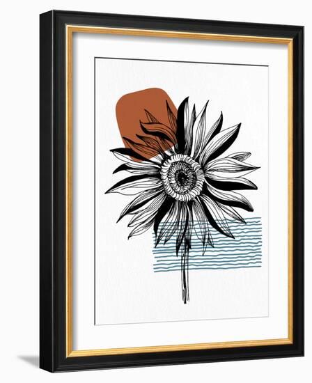 Inked Floral 2-Kim Allen-Framed Art Print