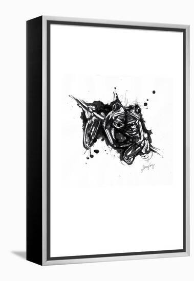 Inked Frog-James Grey-Framed Premier Image Canvas