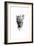 Inked Leopard-James Grey-Framed Art Print