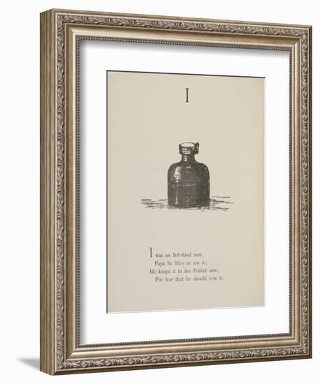 Inkstand Illustrations and Verses From Nonsense Alphabets Drawn and Written by Edward Lear.-Edward Lear-Framed Giclee Print