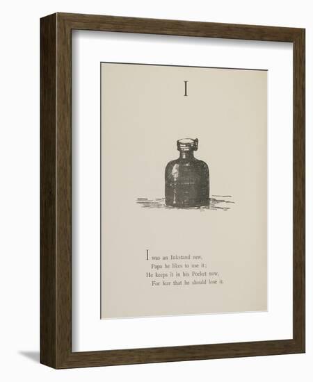 Inkstand Illustrations and Verses From Nonsense Alphabets Drawn and Written by Edward Lear.-Edward Lear-Framed Giclee Print