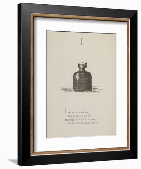 Inkstand Illustrations and Verses From Nonsense Alphabets Drawn and Written by Edward Lear.-Edward Lear-Framed Giclee Print