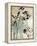 Inky Floral I-Asia Jensen-Framed Stretched Canvas