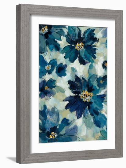 Inky Floral I-Silvia Vassileva-Framed Art Print
