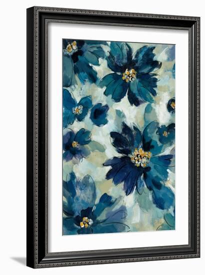 Inky Floral I-Silvia Vassileva-Framed Art Print