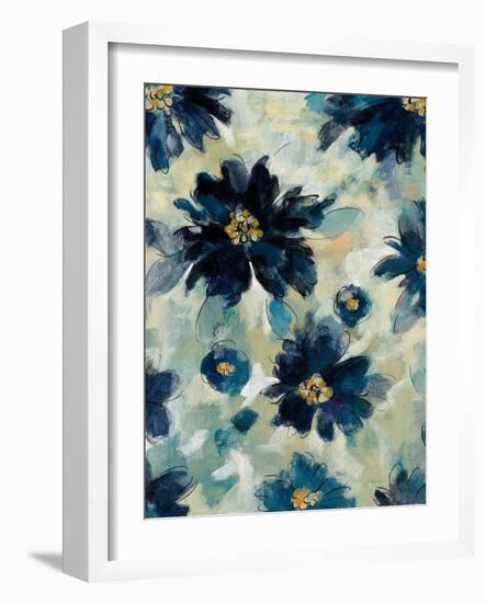 Inky Floral II-Silvia Vassileva-Framed Art Print