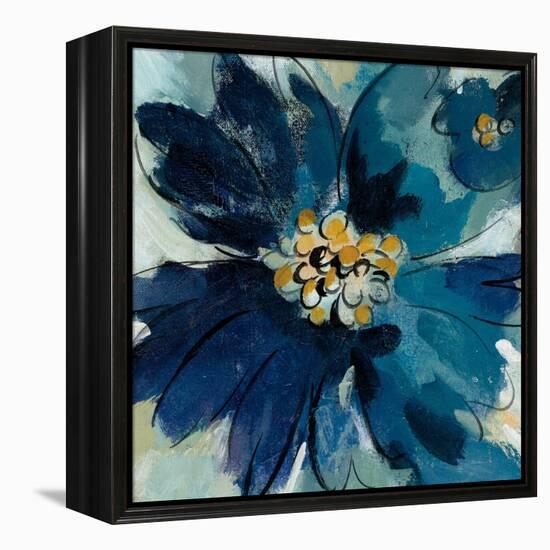 Inky Floral III-Silvia Vassileva-Framed Stretched Canvas