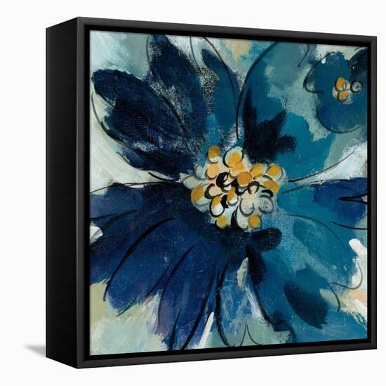 Inky Floral III-Silvia Vassileva-Framed Stretched Canvas