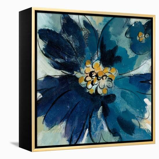 Inky Floral III-Silvia Vassileva-Framed Stretched Canvas