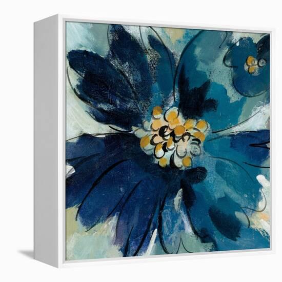 Inky Floral III-Silvia Vassileva-Framed Stretched Canvas