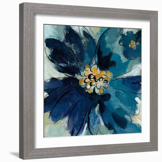 Inky Floral III-Silvia Vassileva-Framed Art Print