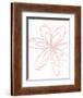 Inky Flower I-Linda Woods-Framed Art Print