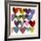 INKY HEARTS-Jenny Frean-Framed Giclee Print