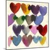 INKY HEARTS-Jenny Frean-Mounted Giclee Print