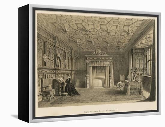 Inlaid Chamber, Sizergh, Westmoreland-Joseph Nash-Framed Premier Image Canvas