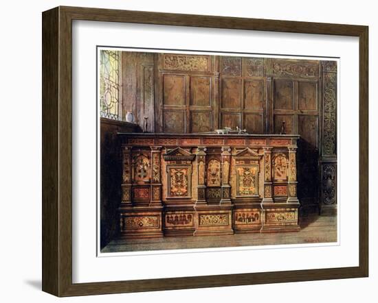 Inlaid Muniment Chest, 1910-Edwin Foley-Framed Giclee Print