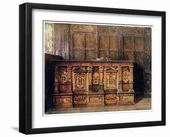 Inlaid Muniment Chest, 1910-Edwin Foley-Framed Giclee Print