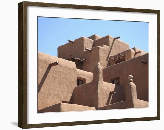 Inn at Loretto, Pueblo Architecture, Santa Fe, New Mexico, United States of America, North America-Wendy Connett-Framed Photographic Print