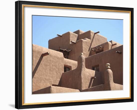 Inn at Loretto, Pueblo Architecture, Santa Fe, New Mexico, United States of America, North America-Wendy Connett-Framed Photographic Print