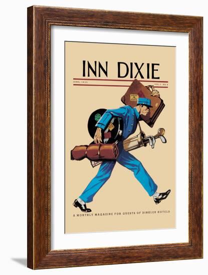 Inn Dixie-null-Framed Art Print