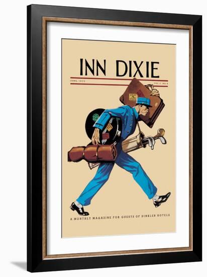 Inn Dixie-null-Framed Art Print