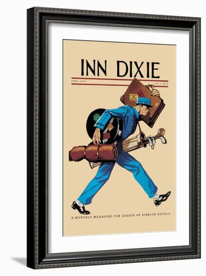 Inn Dixie-null-Framed Art Print