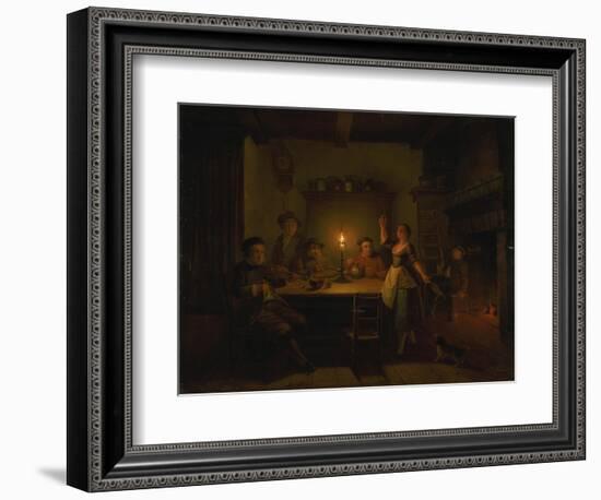 Inn Interior by Candle Light-Pieter Huys-Framed Giclee Print