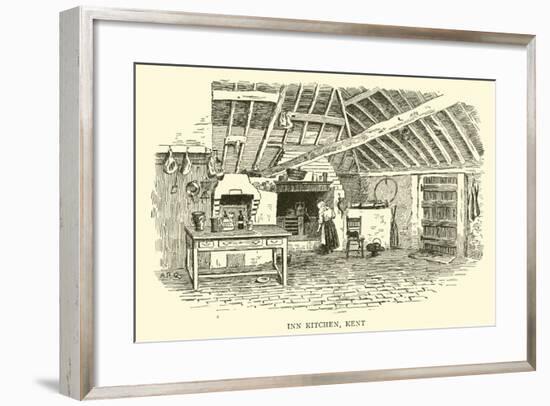 Inn Kitchen, Kent-Alfred Robert Quinton-Framed Giclee Print