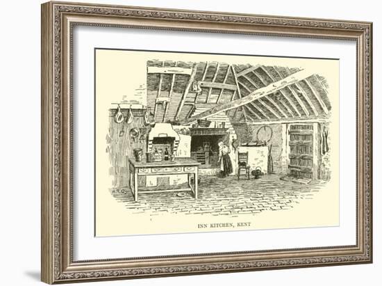 Inn Kitchen, Kent-Alfred Robert Quinton-Framed Giclee Print