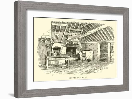 Inn Kitchen, Kent-Alfred Robert Quinton-Framed Giclee Print