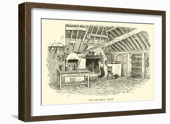 Inn Kitchen, Kent-Alfred Robert Quinton-Framed Giclee Print