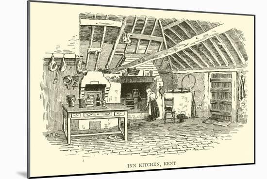 Inn Kitchen, Kent-Alfred Robert Quinton-Mounted Giclee Print