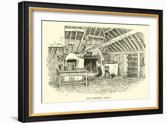 Inn Kitchen, Kent-Alfred Robert Quinton-Framed Giclee Print