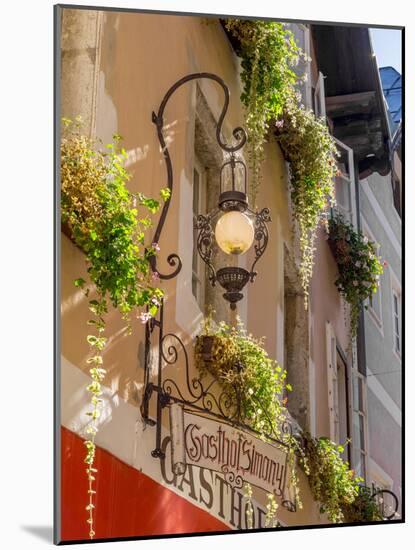 Inn Simony in Hallstatt in the Hallstatter Lake, Austria, Europe-P. Widmann-Mounted Photographic Print