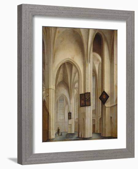 Innenansicht Der St.Jakobs-Kirche in Utrecht, 1642-Pieter Jansz Saenredam-Framed Giclee Print