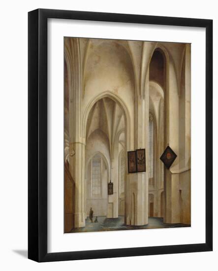 Innenansicht Der St.Jakobs-Kirche in Utrecht, 1642-Pieter Jansz Saenredam-Framed Giclee Print