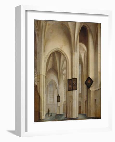 Innenansicht Der St.Jakobs-Kirche in Utrecht, 1642-Pieter Jansz Saenredam-Framed Giclee Print