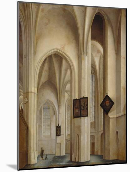 Innenansicht Der St.Jakobs-Kirche in Utrecht, 1642-Pieter Jansz Saenredam-Mounted Giclee Print