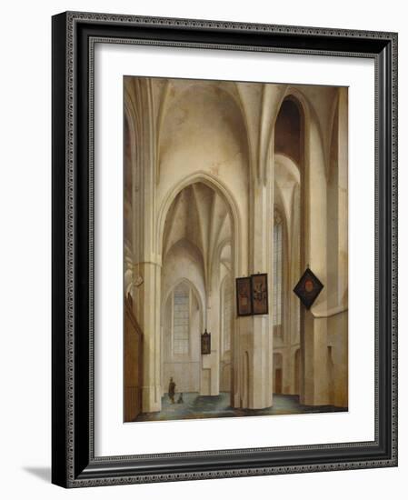 Innenansicht Der St.Jakobs-Kirche in Utrecht, 1642-Pieter Jansz Saenredam-Framed Giclee Print