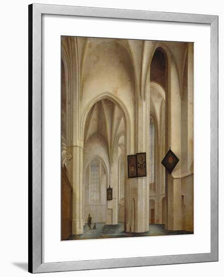 Innenansicht Der St.Jakobs-Kirche in Utrecht, 1642-Pieter Jansz Saenredam-Framed Giclee Print