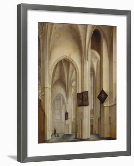 Innenansicht Der St.Jakobs-Kirche in Utrecht, 1642-Pieter Jansz Saenredam-Framed Giclee Print